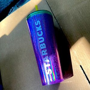 New Starbucks Venti Purple Bubble Logo Cold Cup Tumbler